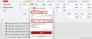 สถานการณ์ชนะ/แพ้ในแฮนดิแคป 0.5 และตัวอย่างเฉพาะ